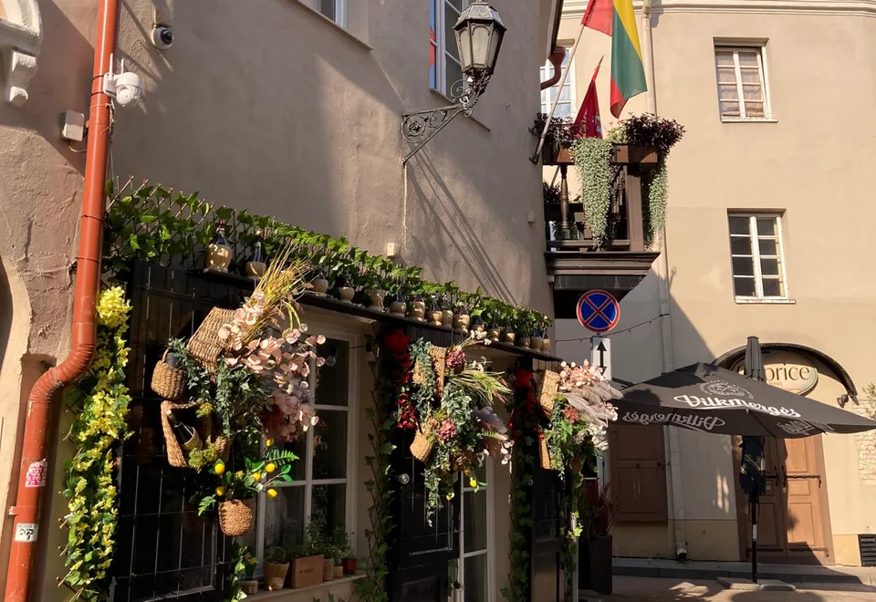 Gasse in Vilnius