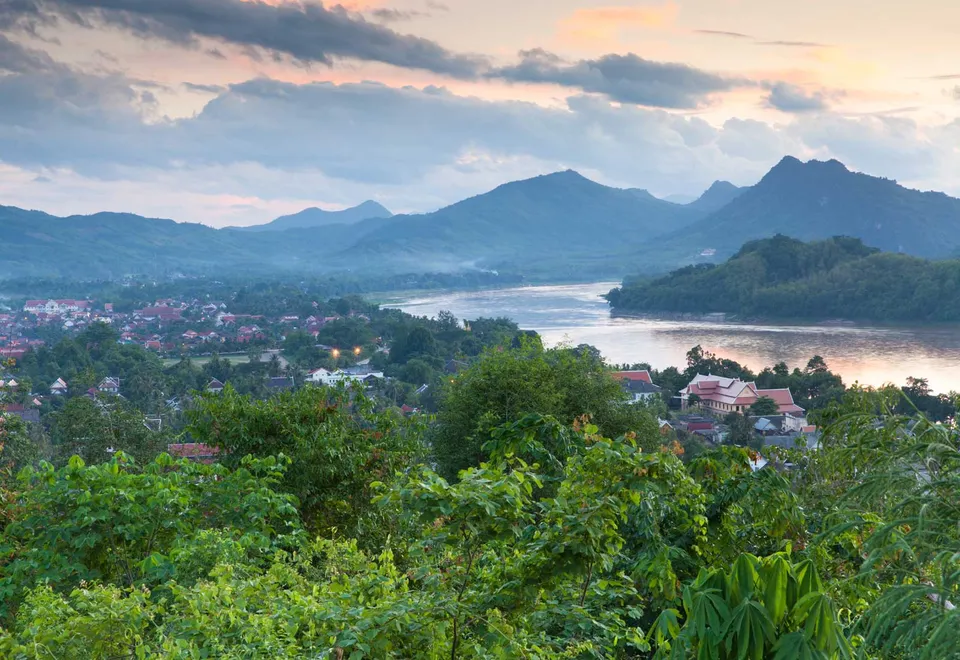 Blick auf Luang Prabang