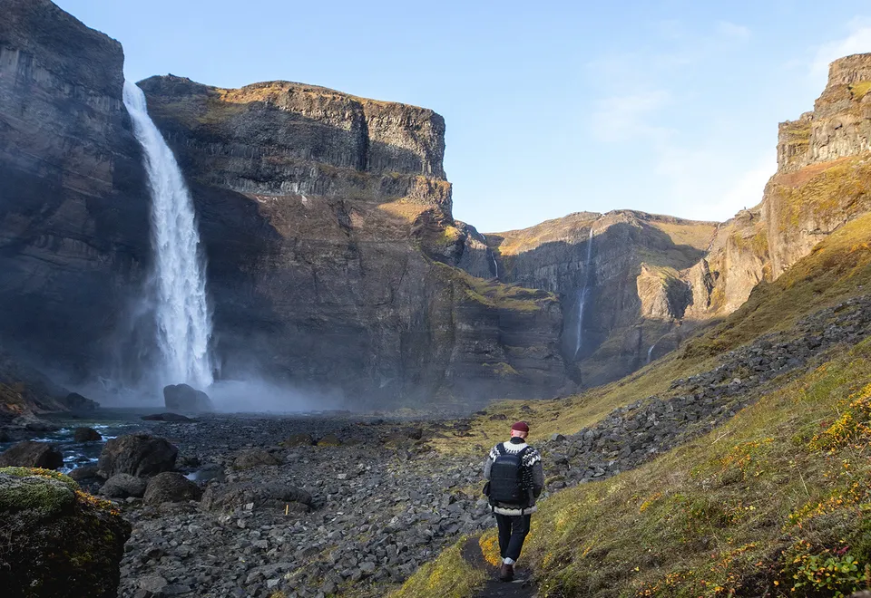 Háifoss-Wasserfall