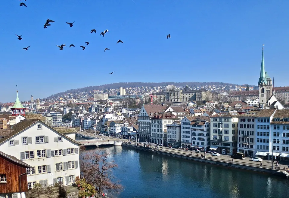 Blick auf Zürich