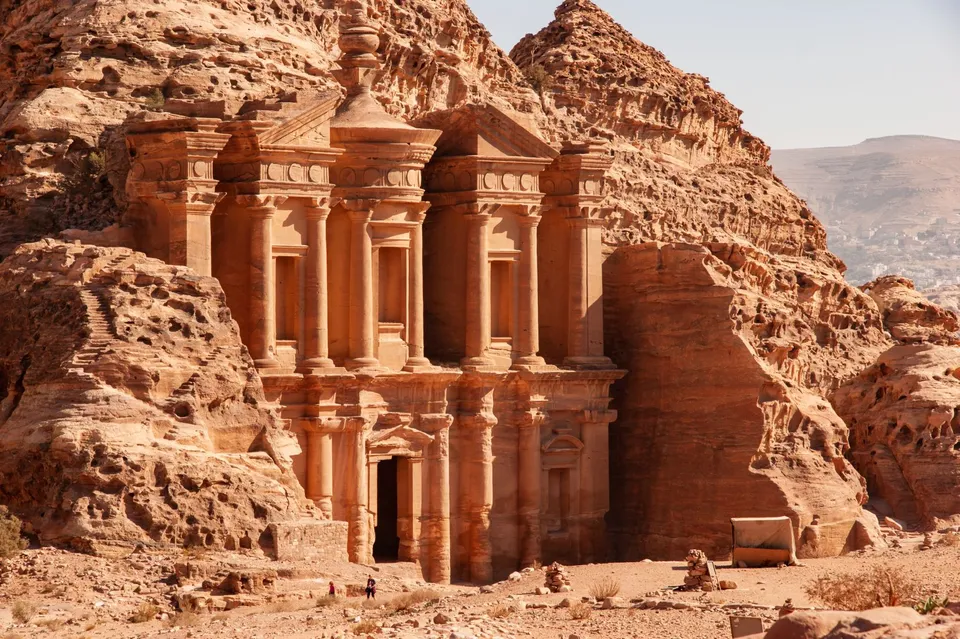 Fassade des Klosters Ad-Deir, Petra