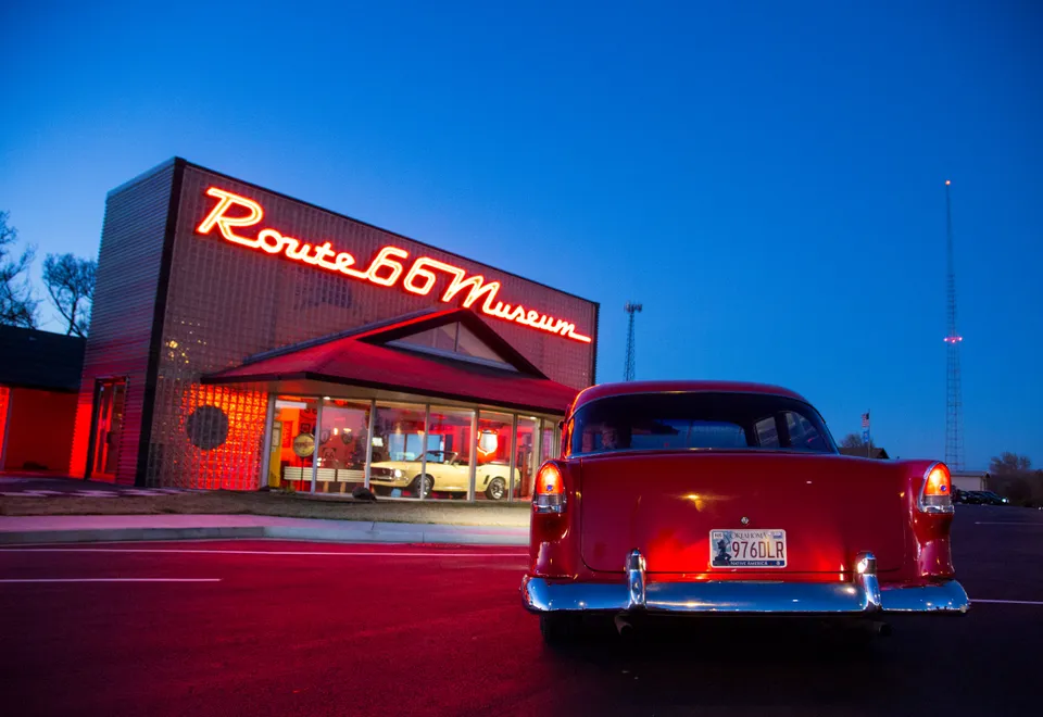 Route 66 Museum in Oklahoma